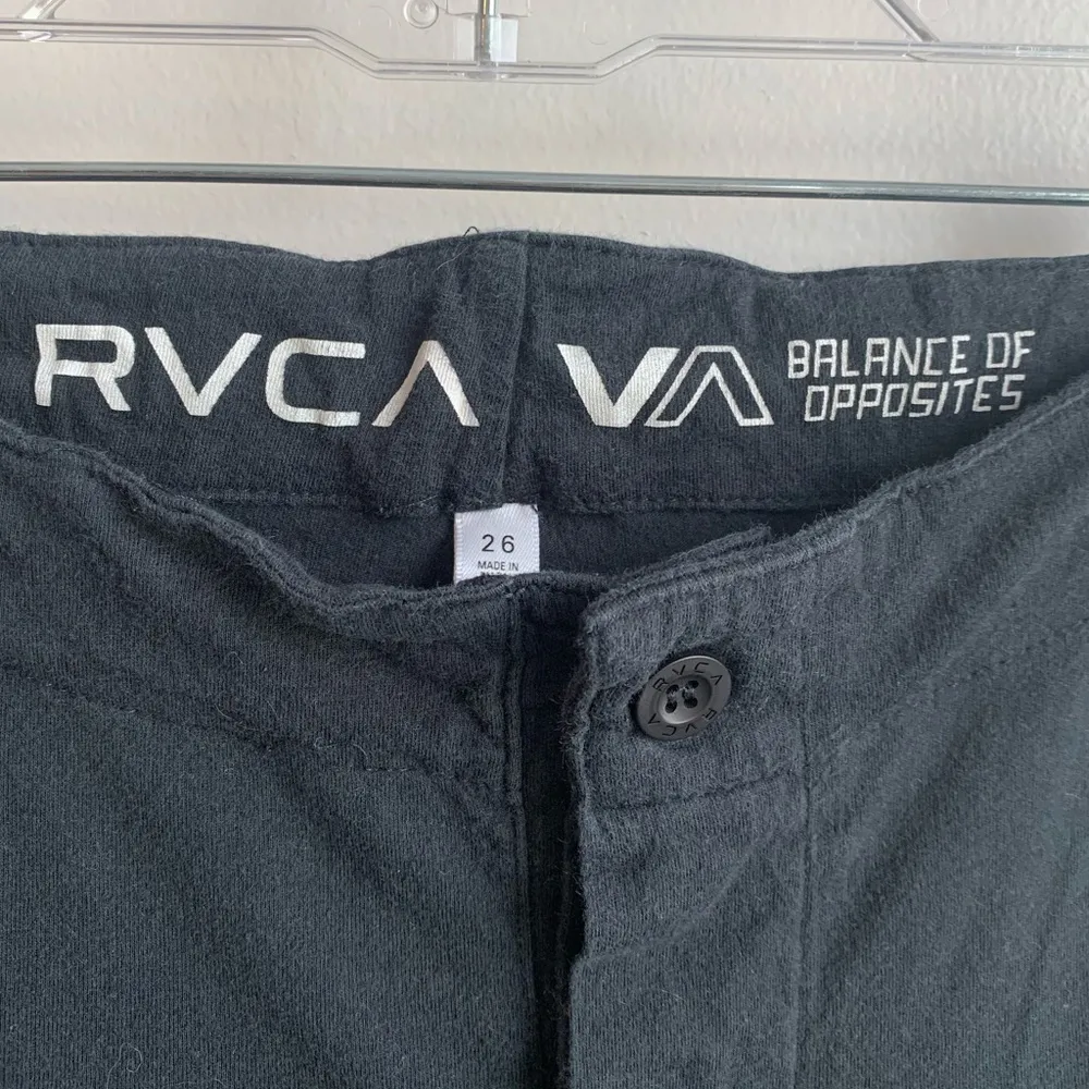 RVCA  Black Soft Stretch Jogger Pants - Image 3