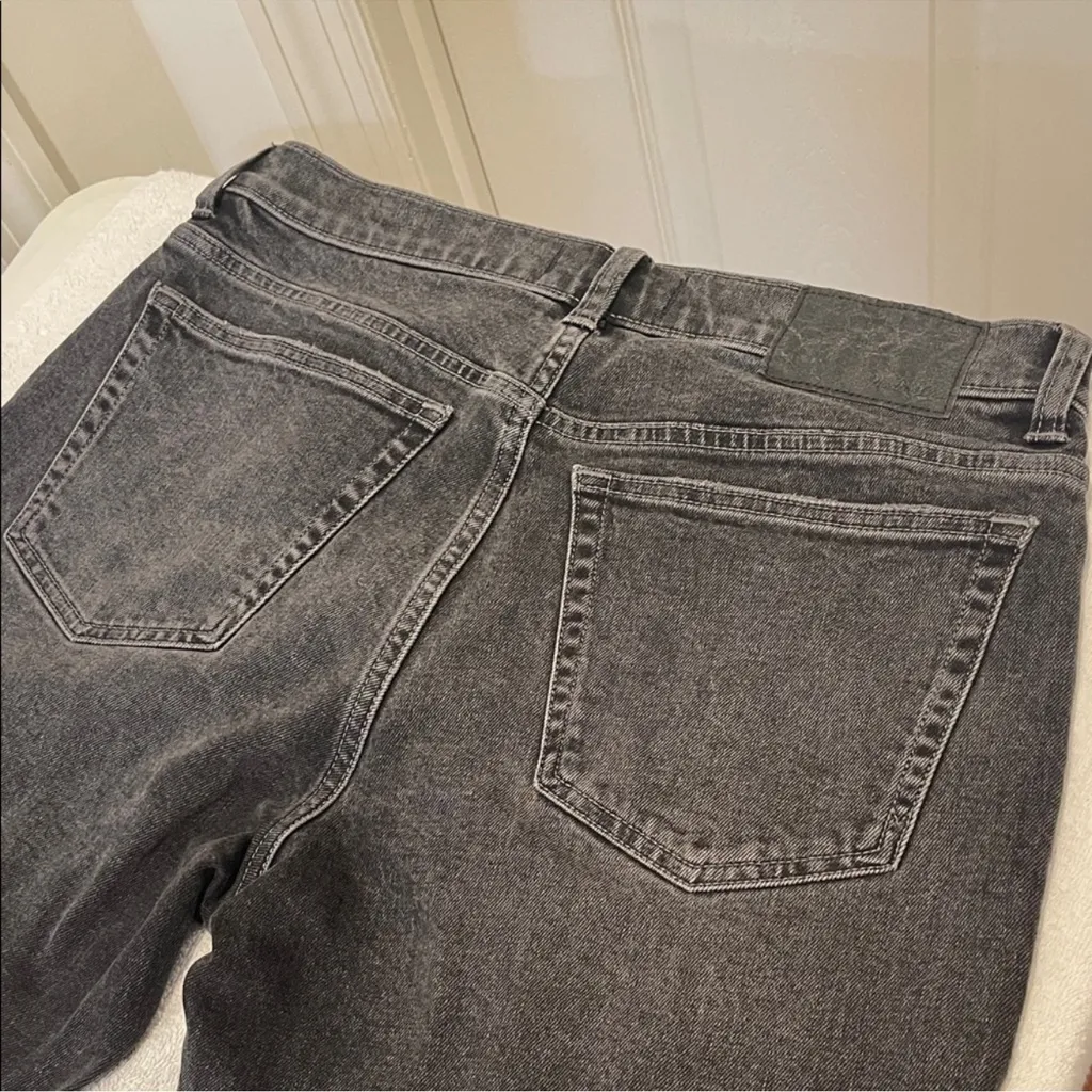 Madewell 1991 Straight Leg High Waisted Old School Jeans. Women's Size W31 L32 - Image 6