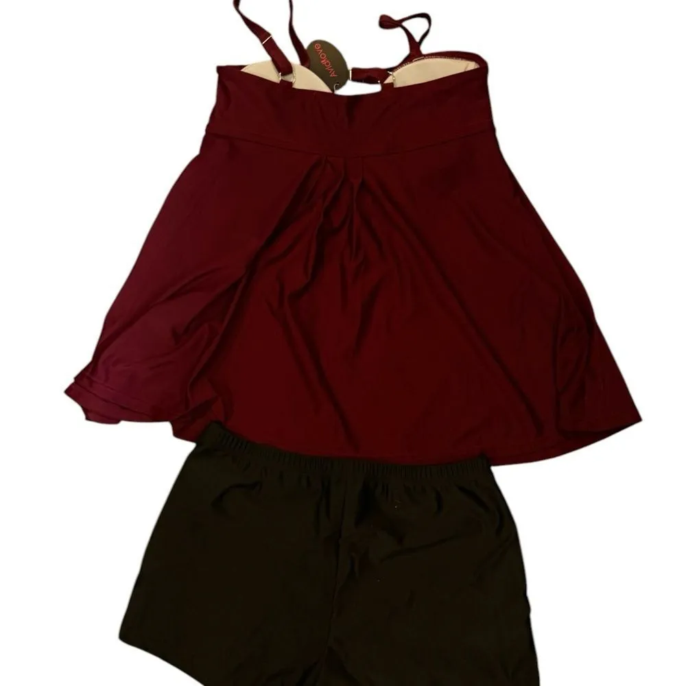 ROVE Purple Ruched Bustier Bikini Top - Image 3