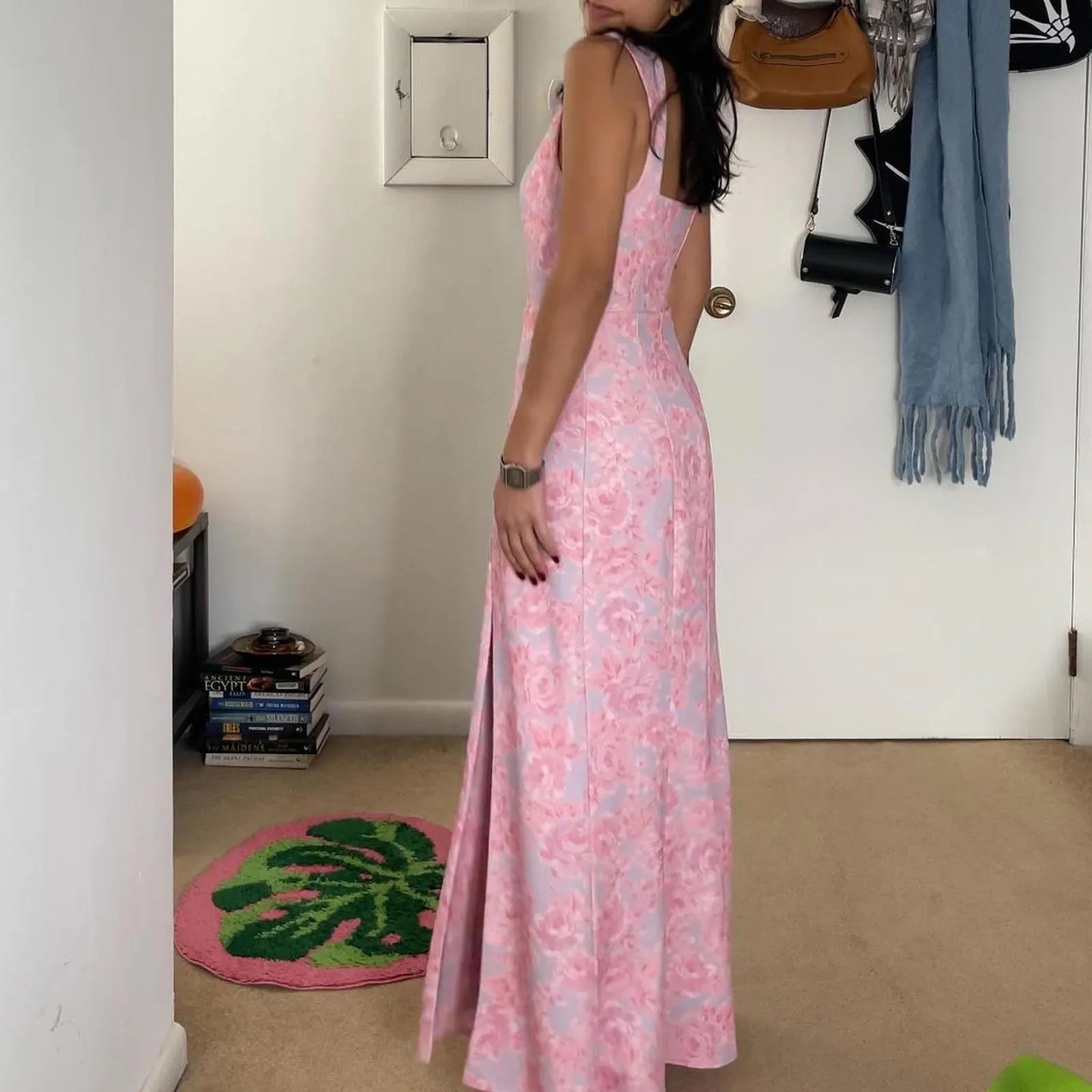 Pink and blue floral maxi dress from Show me your Mumu.  size small - Image 4