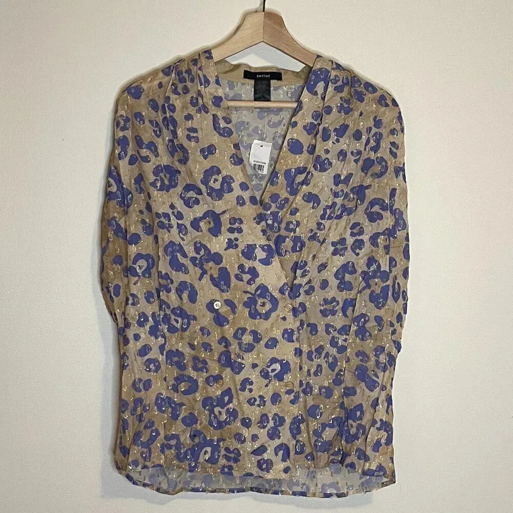 NWT Smythe Yoda Blouse Purple - Image 2