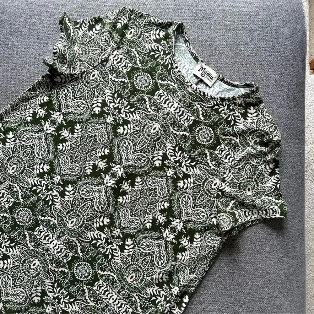 Show Me Your MuMu Olive Green EM Mini Dress XS - Image 3