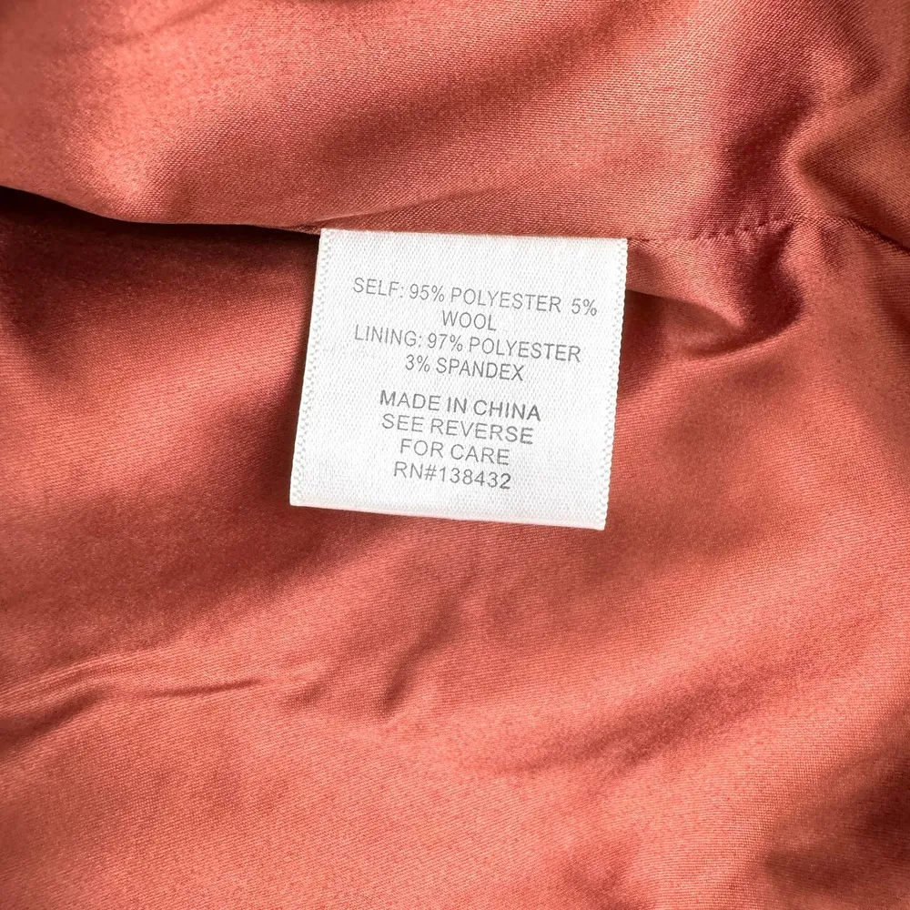 Modcloth  Women's Informed Ensemble Plaid Blazer  Brown Houndstooth Size L - Image 10