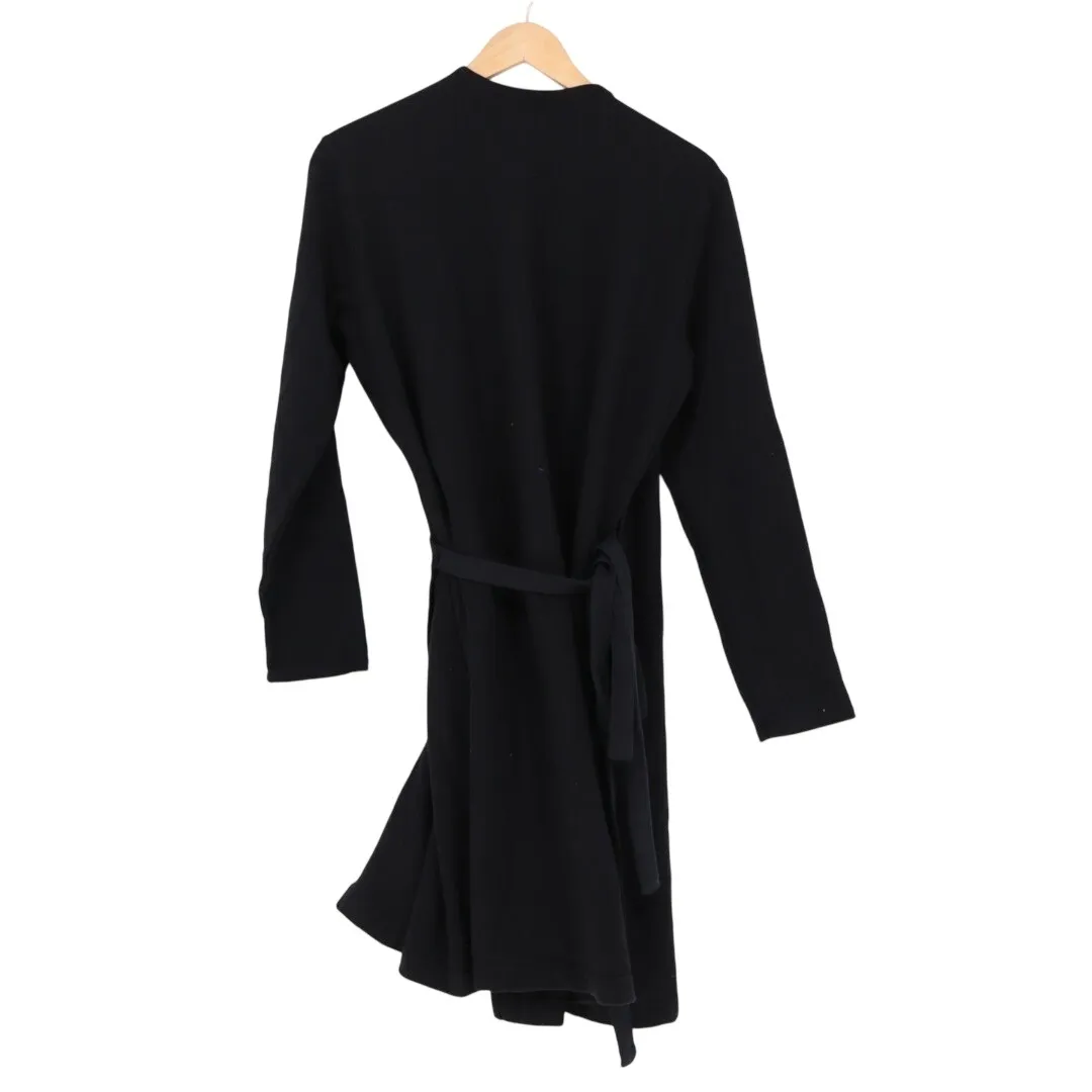 American Giant Women's Wrap Dress Size L Made In USA Black Size L - Image 5