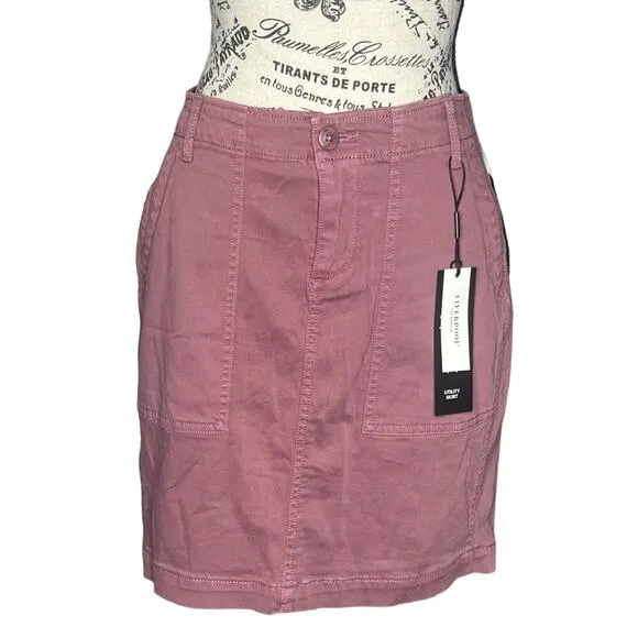Liverpool SIZE 6/28 Maggie Back Slit 4 Pocket Utility Skirt - Stitch Fix - Image 2