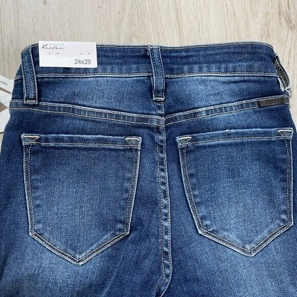 Maurice's KanCan High Rise Skinny Jeans Stretch Dark Wash Women's Size 24x29 New Blue - Image 5