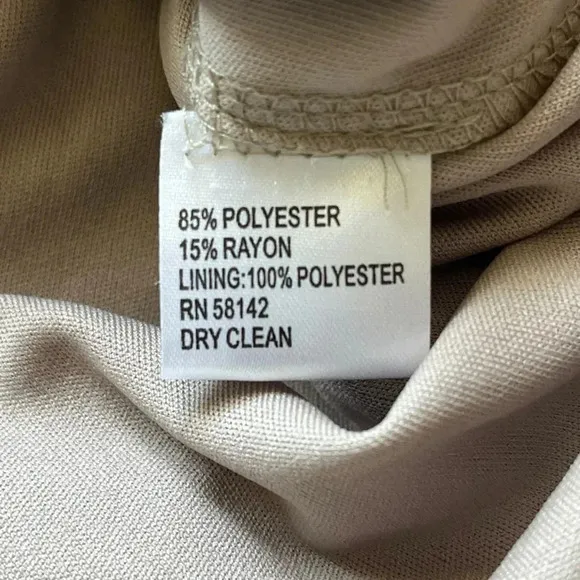 Maggy London Lace‎ Layer Ruffle Dress Sleeveless Black Ivory Women Size 4 - Image 7