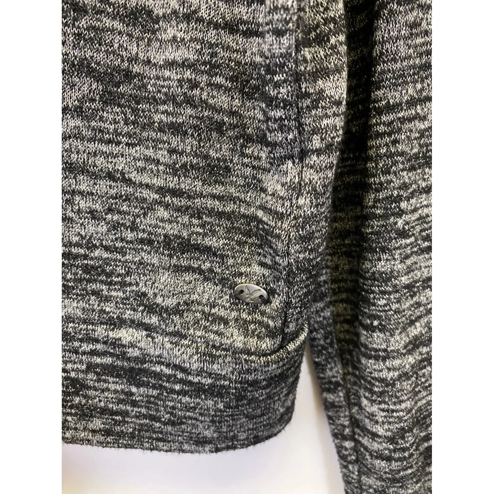 American Eagle Womens M Marled Zip Hoodie Cozy Casual Soft Girl Lounge Core - Image 3