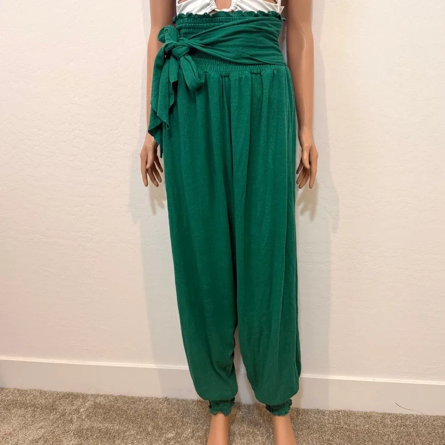 Free People FP Beach linen small Just Like That convertible jumpsuit SW 2924 - Image 8