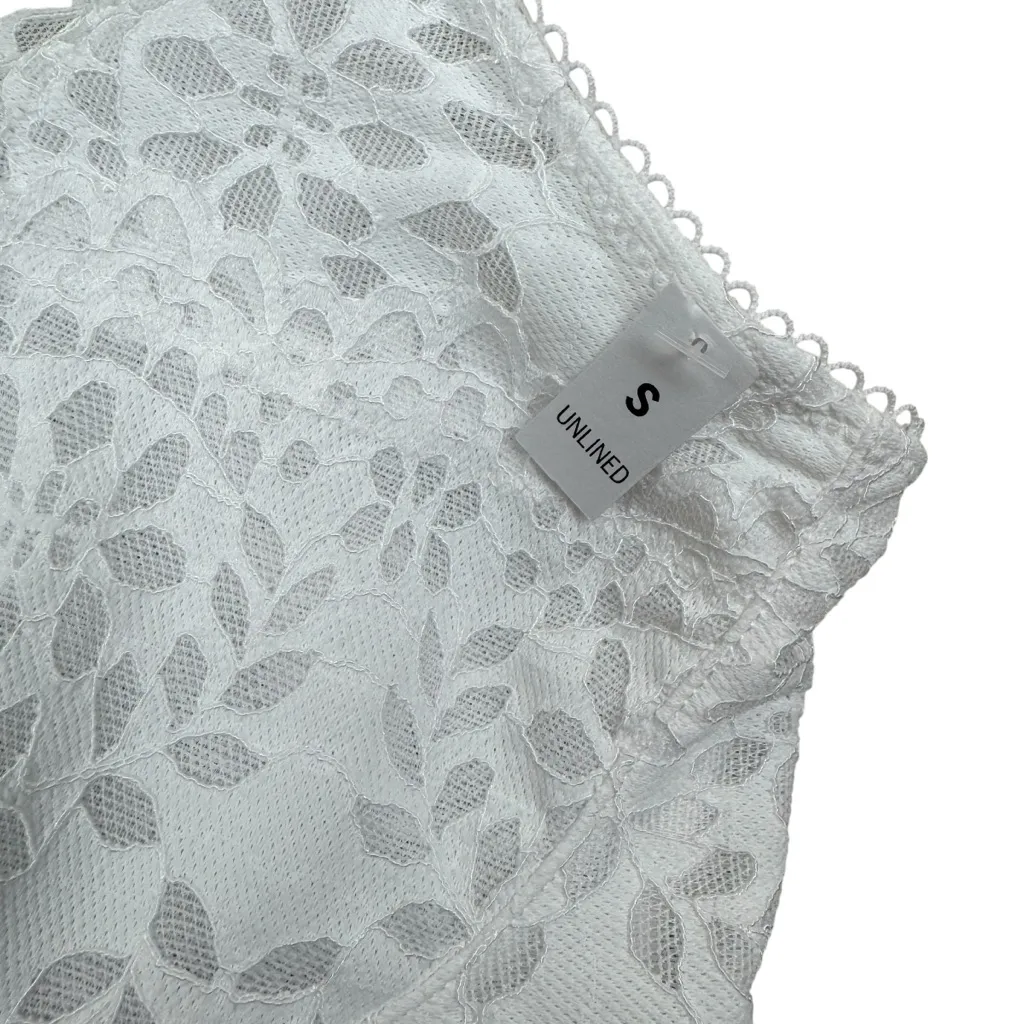 NWT PiNK Victoria’s Secret The Cinched Corset White Lace Bralette Tank Top Small - Image 5