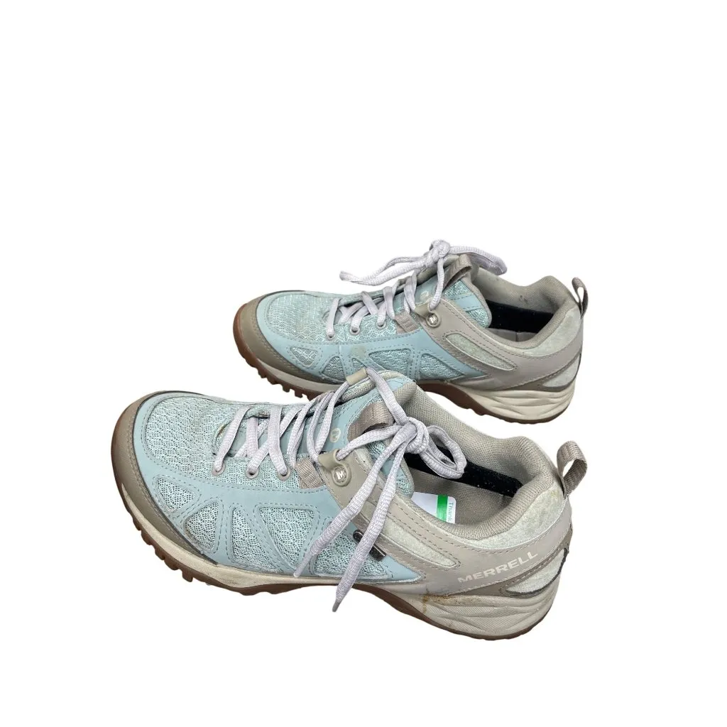 Merrell Select Dry Form 2 womans green leather hiking sneakers Sz 8 SKU 9720 - Image 5