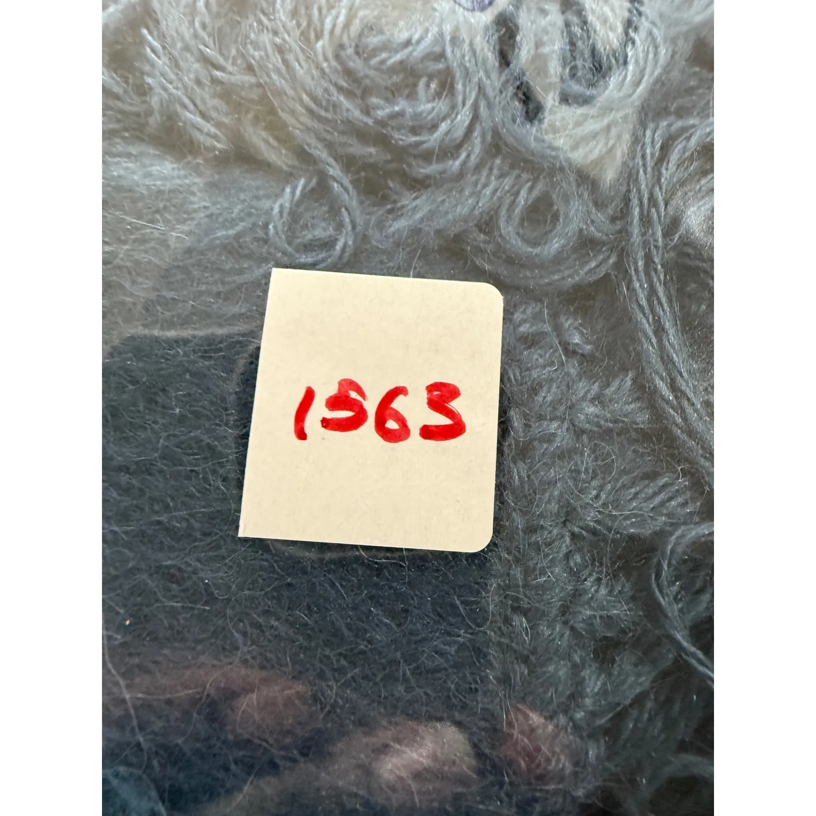 Alpaca Comargo Blue Wool Blend Scarf Fringe Winter Warm Soft‎ Shawl - Image 7