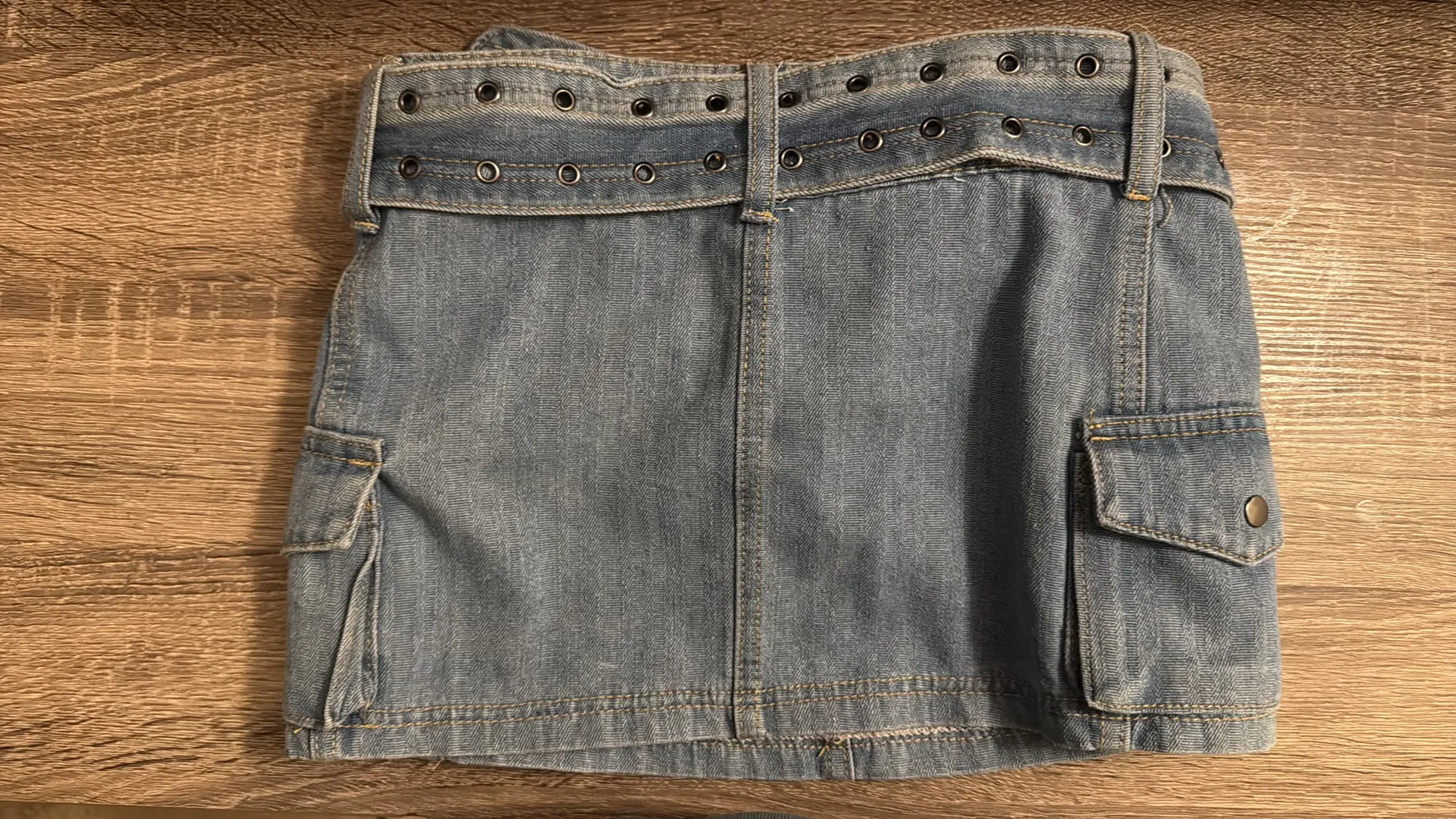 Princess Polly  Iconic Cargo Mini Skirt Denim  - Image 7