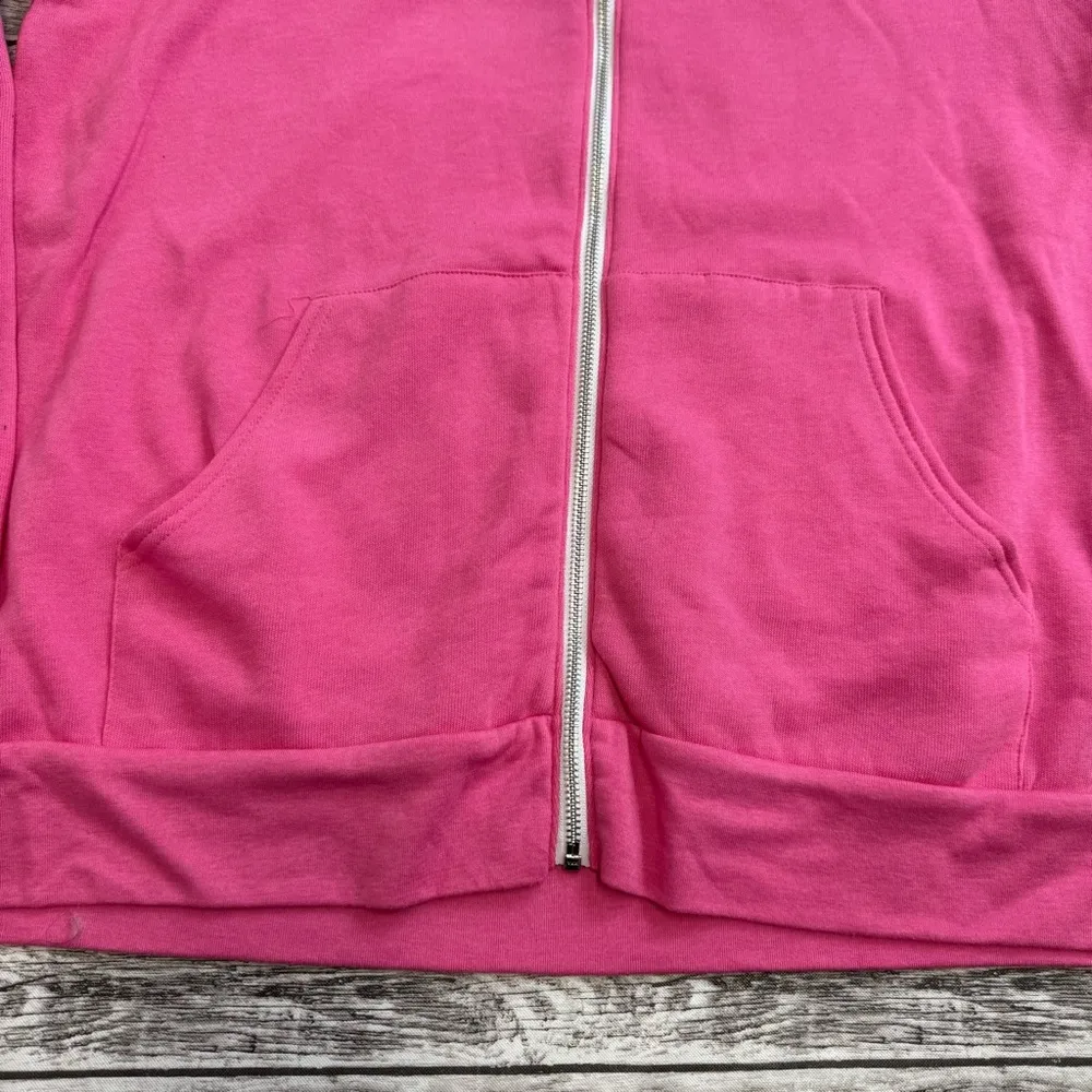 Bella + Canvas Women's 2023 Obsessed Fest Full Zipper Hoodie XL Extra Large Pink - Image 7