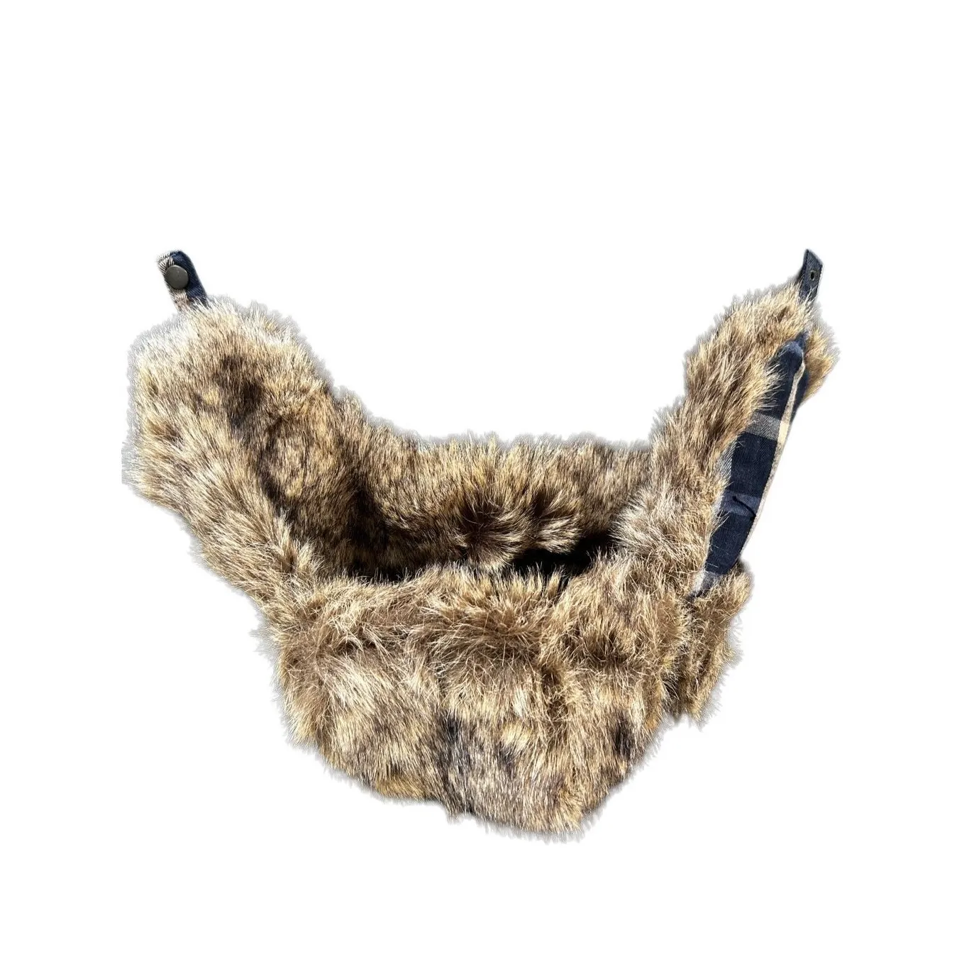 Levi’s plaid traper hat - Image 2