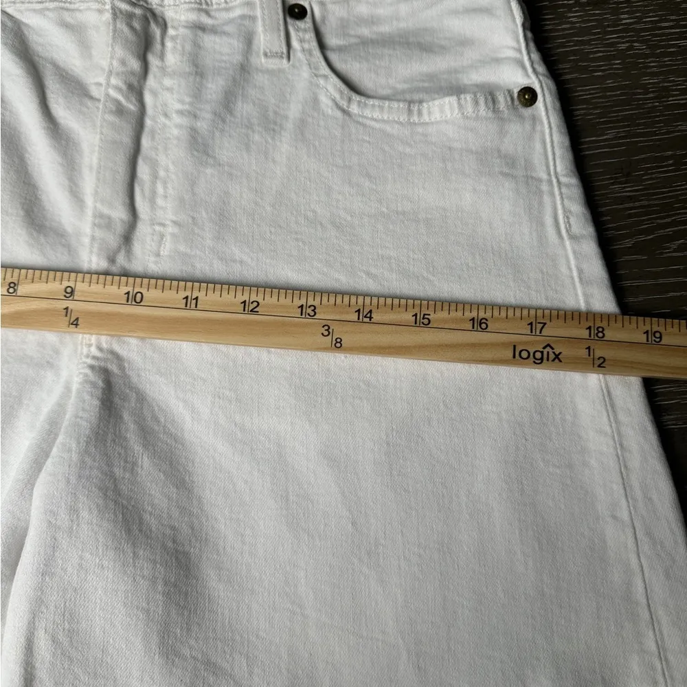 J Crew Midlength Denim Short White Size‎ 27 NEW - Image 3