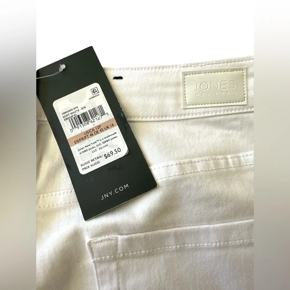 NWT Jones New York Women's Lexington Straight-Leg Pants 12P - Image 4