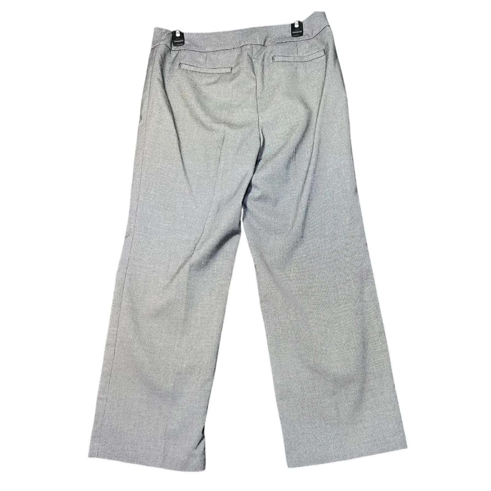 Liz Clairborne Audra Dress Pants Womens 8 Black White Houndstooth Career Dressy - Image 3