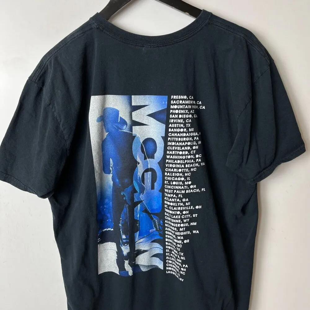 Tim McGraw Sundown Heaven Town XL 2014 Tour Tee Unisex Fit Black - Image 11