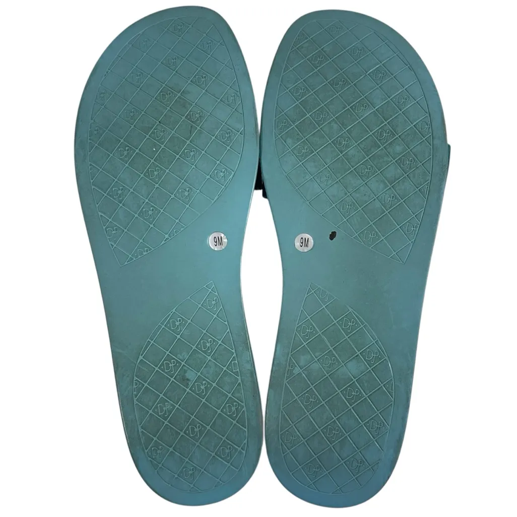 Donald J Pliner Fara Slide Sandals in Metallic Blue Women’s Size 9‎ - Image 6