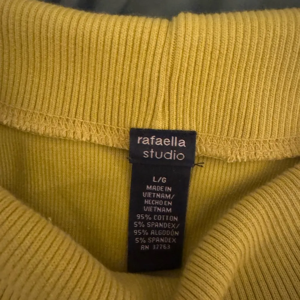 Rafaella Yellow Cowl Neck Sweater with Long Sleeves - Image 5