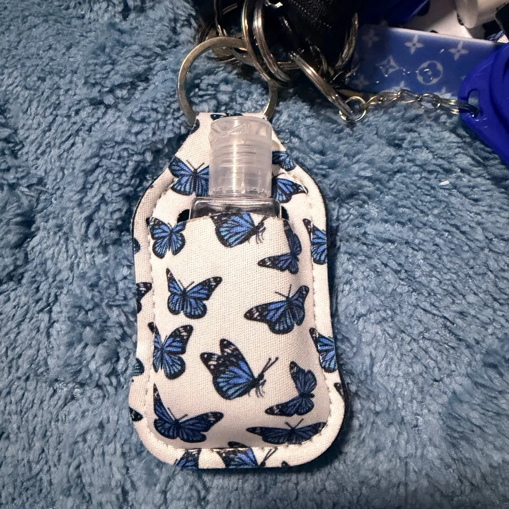 Blue‎ butterfly Women’s keychain - Image 16