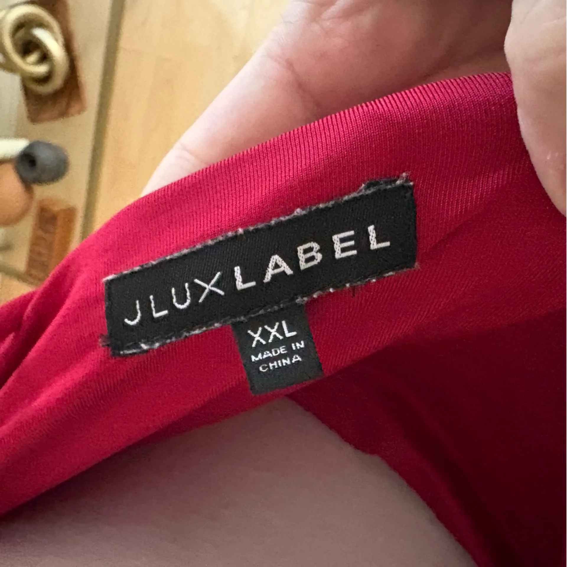 JLUXLABEL Burgundy‎ Tabitha Halter Rose Mini Dress Size XXL - Image 7