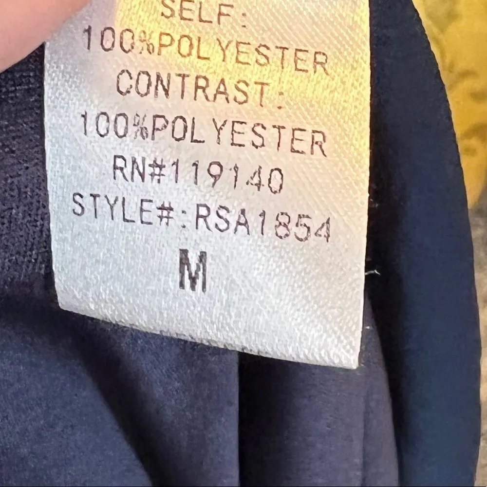 Purple Snow Navy Cold‎ Shoulder Dress - Image 8