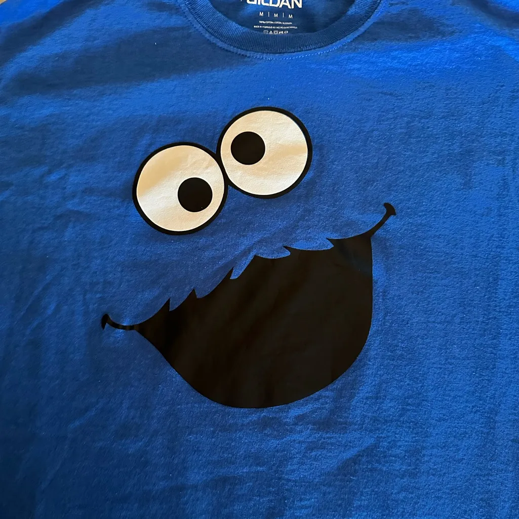 Blue Cookie Monster t - Image 2