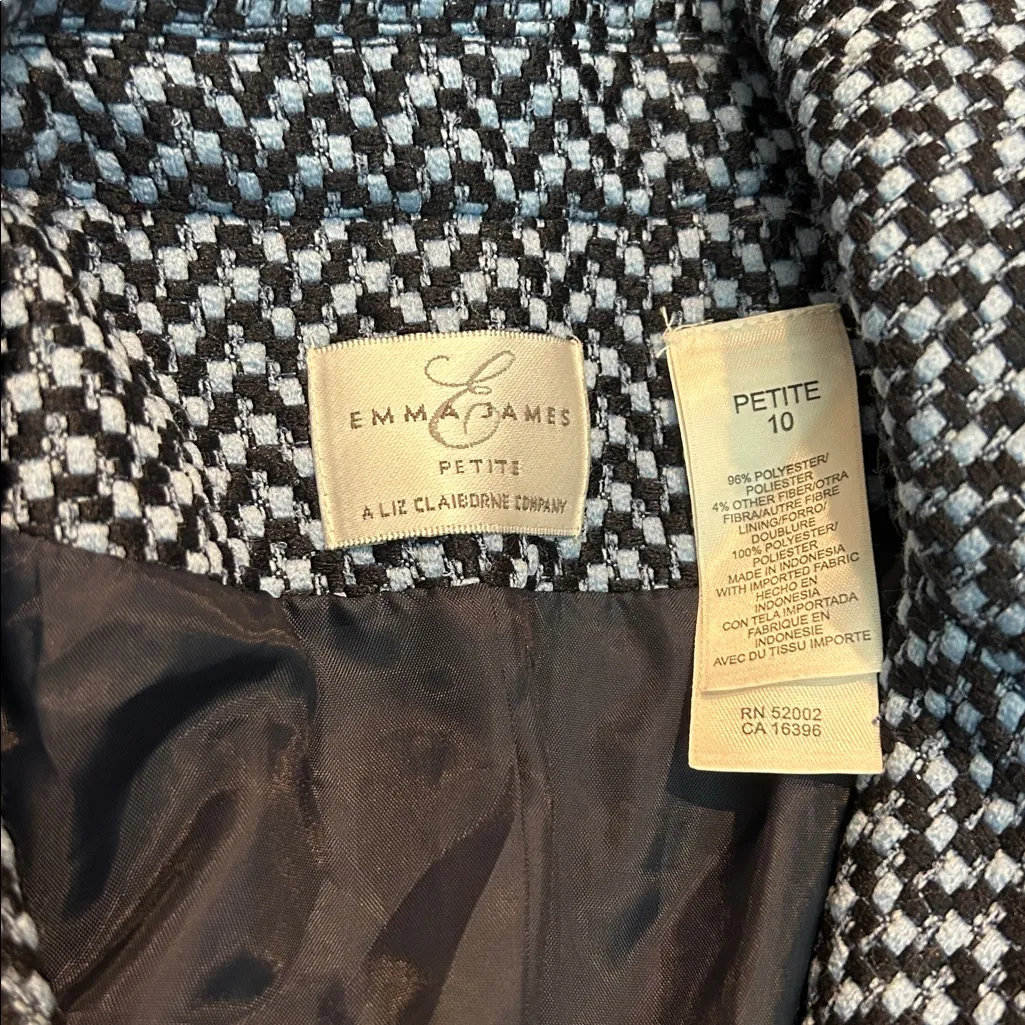 EMMA JAMES belted tweed jacket nwt - Image 5