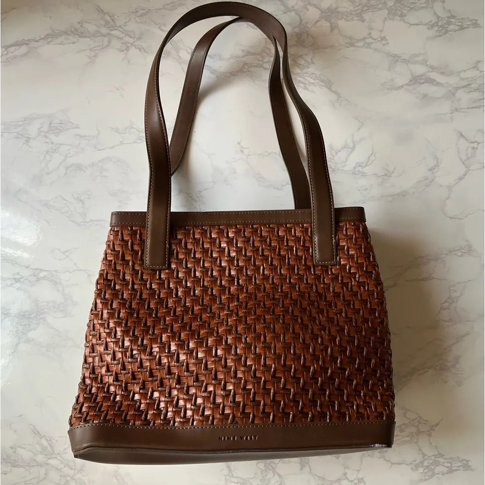 Nine West Handbag Brown Purse Bag - Image 2