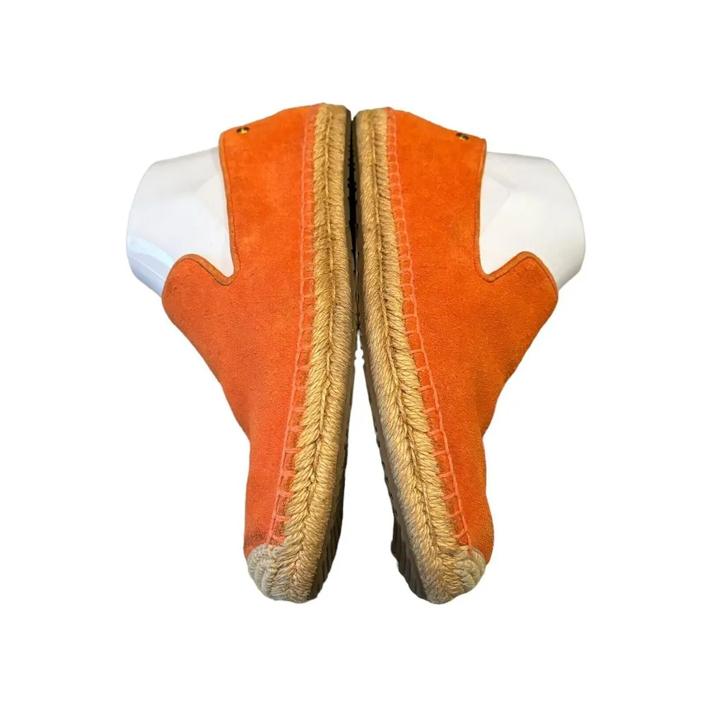 UGG Australia SANDRINNE II orange suede espadrille‎ loafers 1016678 size US 7 - Image 5
