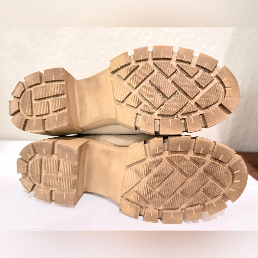 Steve Madden Hayle Women's Brown Platform Slip On Chelsea Ankle Boots Size 7 - Image 8