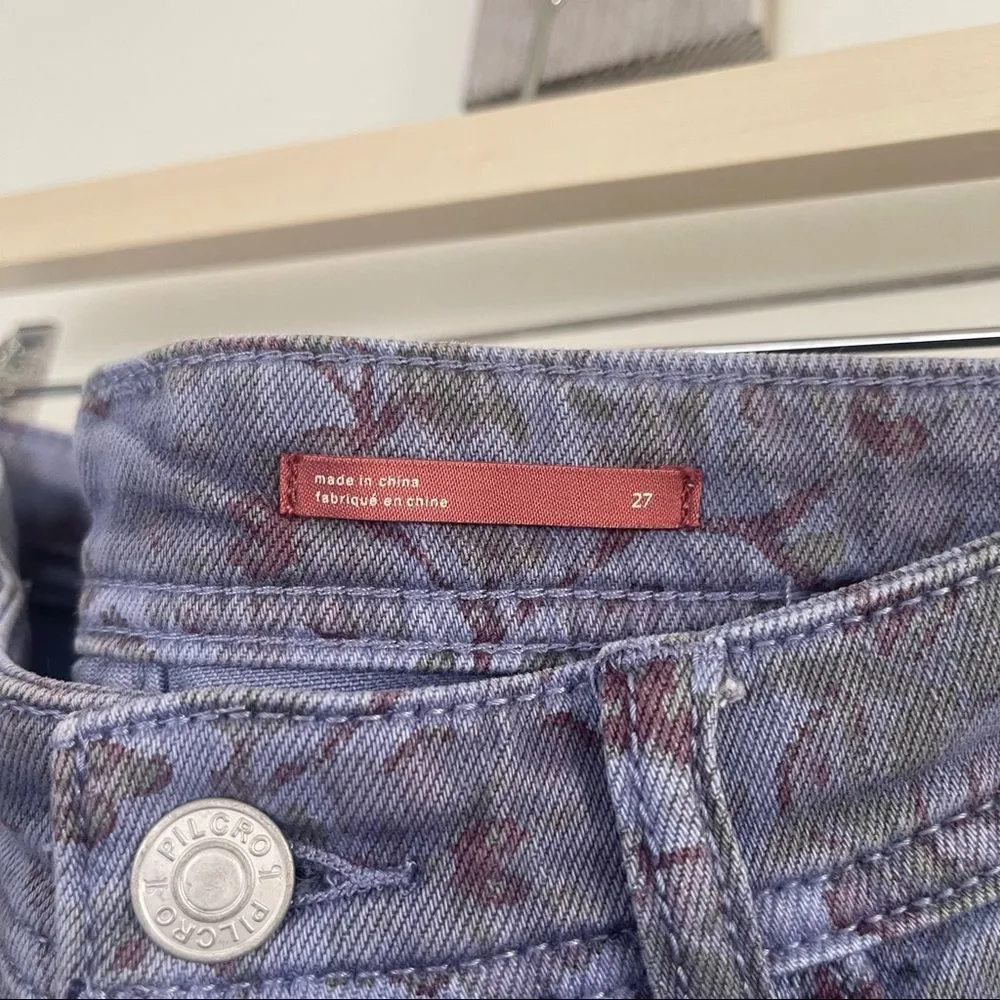 Anthropologie Pilcro & The Letterpress Floral Skinny - Image 2