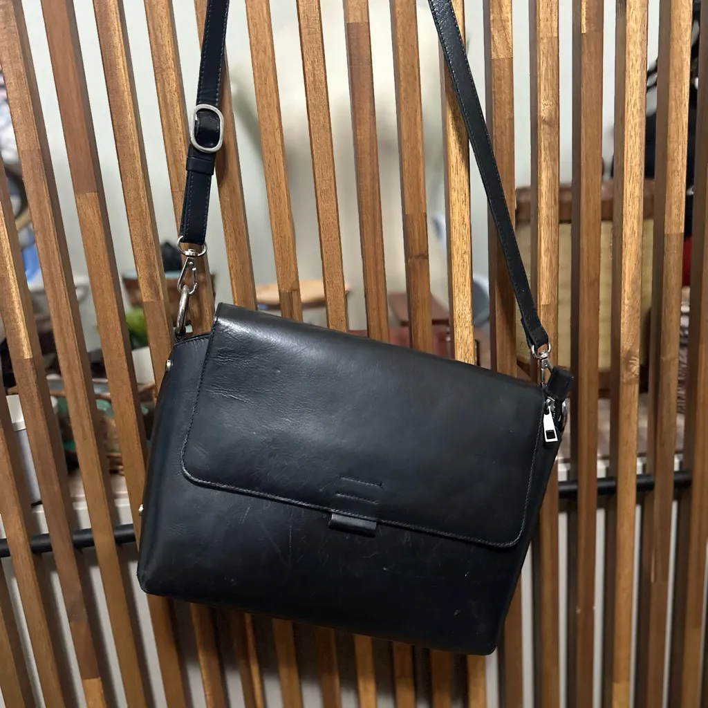 Still Nordic Black Minimalist Fergie Shoulder Bag & Anouk Crossbody Bag Bundle - Image 2