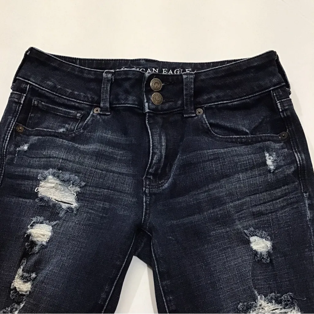 American Eagle Outfitters Artist Crop 360 Super Stretch Denim Jeans - Image 3