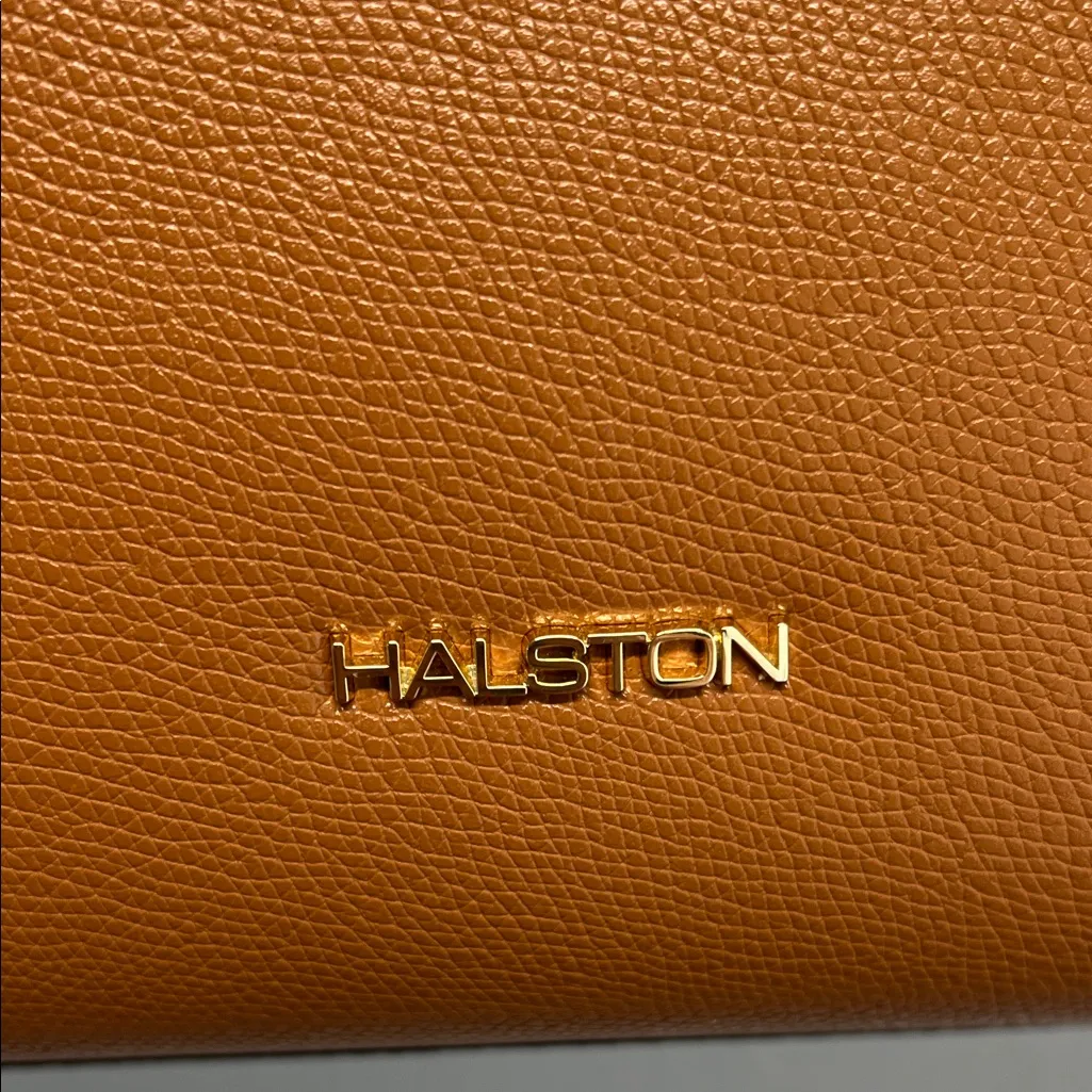 H Halston | Quincy Signature Logo Satchel - Image 4