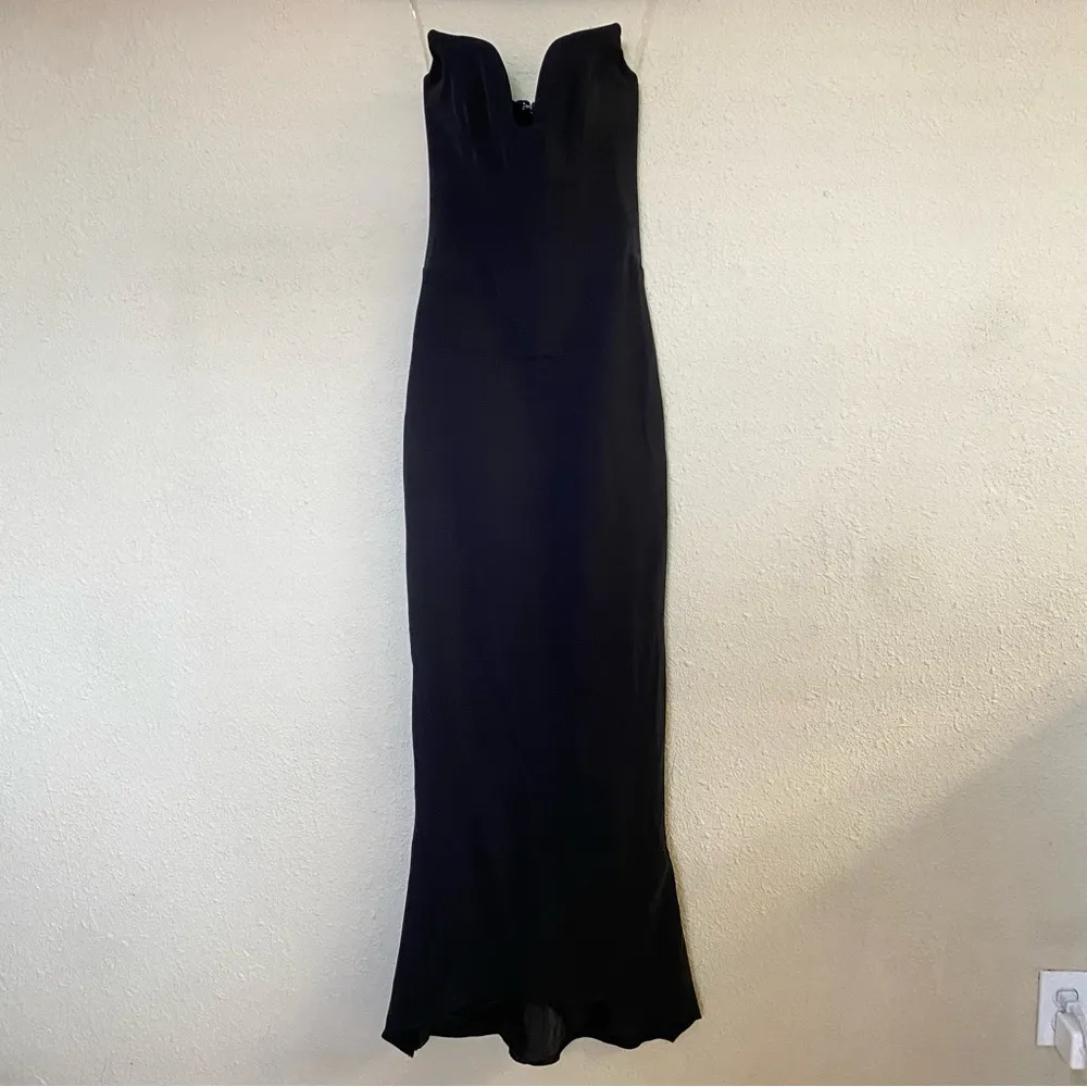 'Sabine' Black Strapless Corset Dress NWOT size XS - Image 4