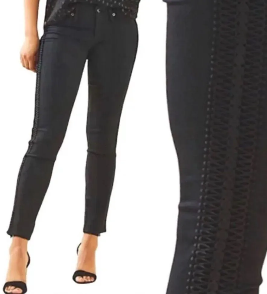 NWOT Lilly Pulitzer Ocean Skinny jeans in Onyx! Size 8! - Image 9