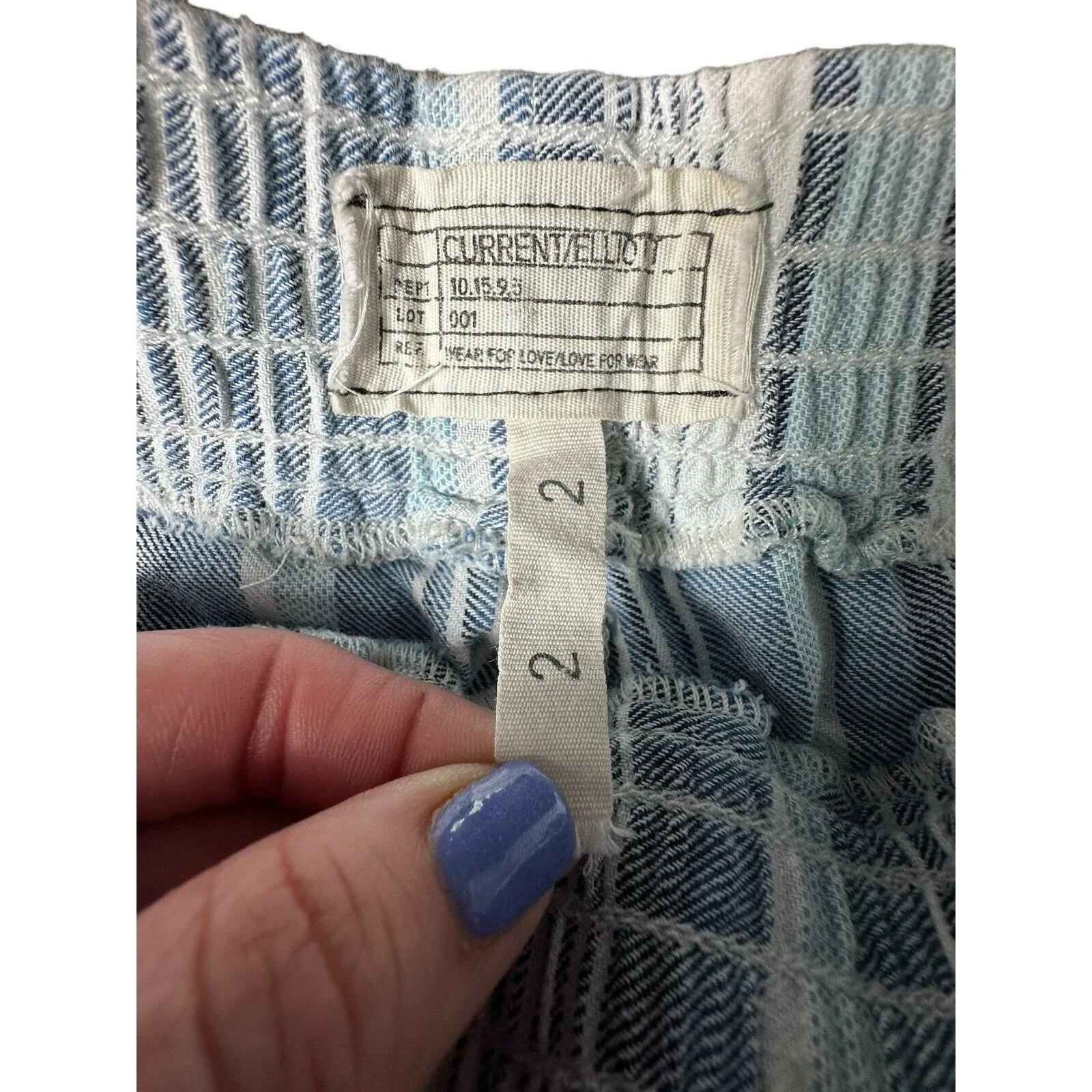 CURRENT ELLIOTT Size 2 Oversized Drawstring‎ Lounge Trouser Pants Mirage #J15-5 - Image 7