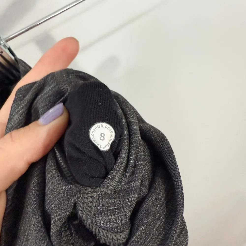 Lululemon High Times Pant Fullux Heathered Black Women’s Size 8 | EUC - Image 5