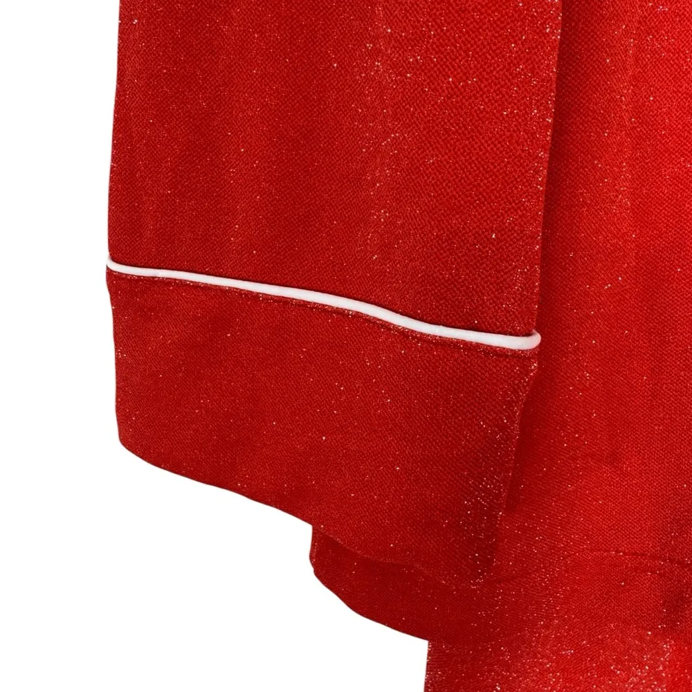 NWT Sleeper Saturn Lurex Pajama Set in Red Size S - Image 16