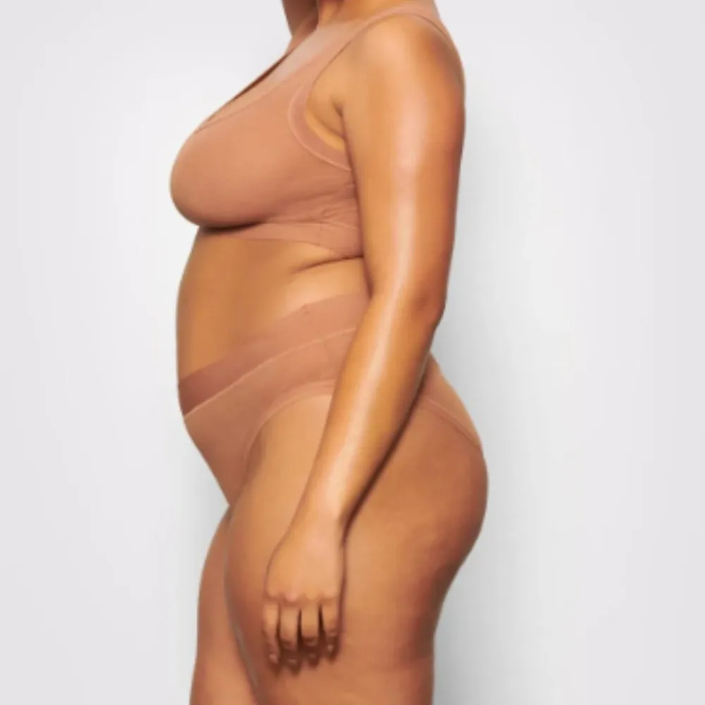 Skims Summer Mesh Scoop Bralette in Sienna - Image 99