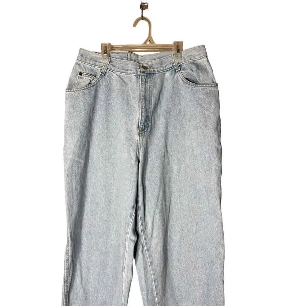 Vintage‎ Gitano High Rise Straight Jeans Size 16 Blue - Image 2