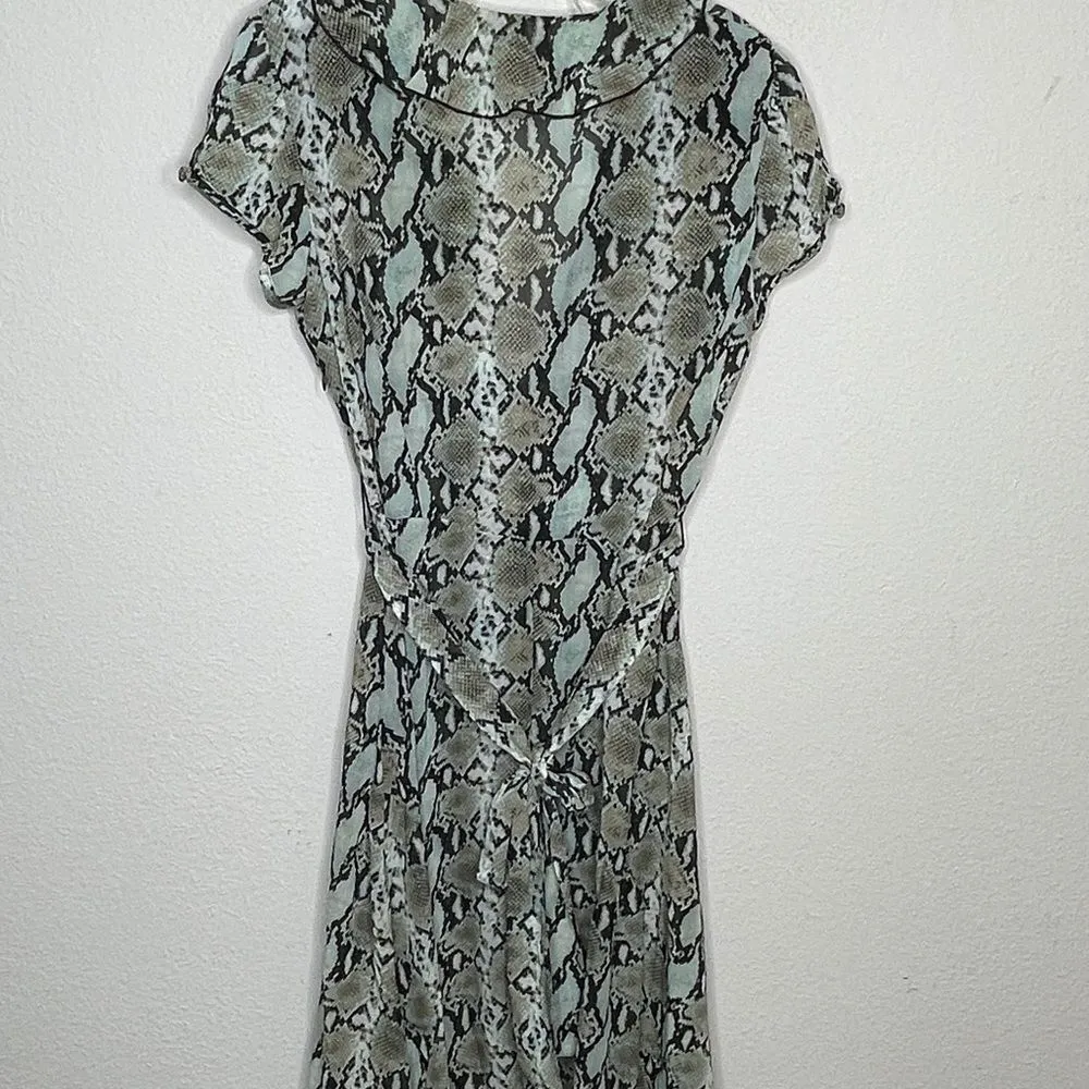 Dressbarn Snake Print‎ Dress - Image 5