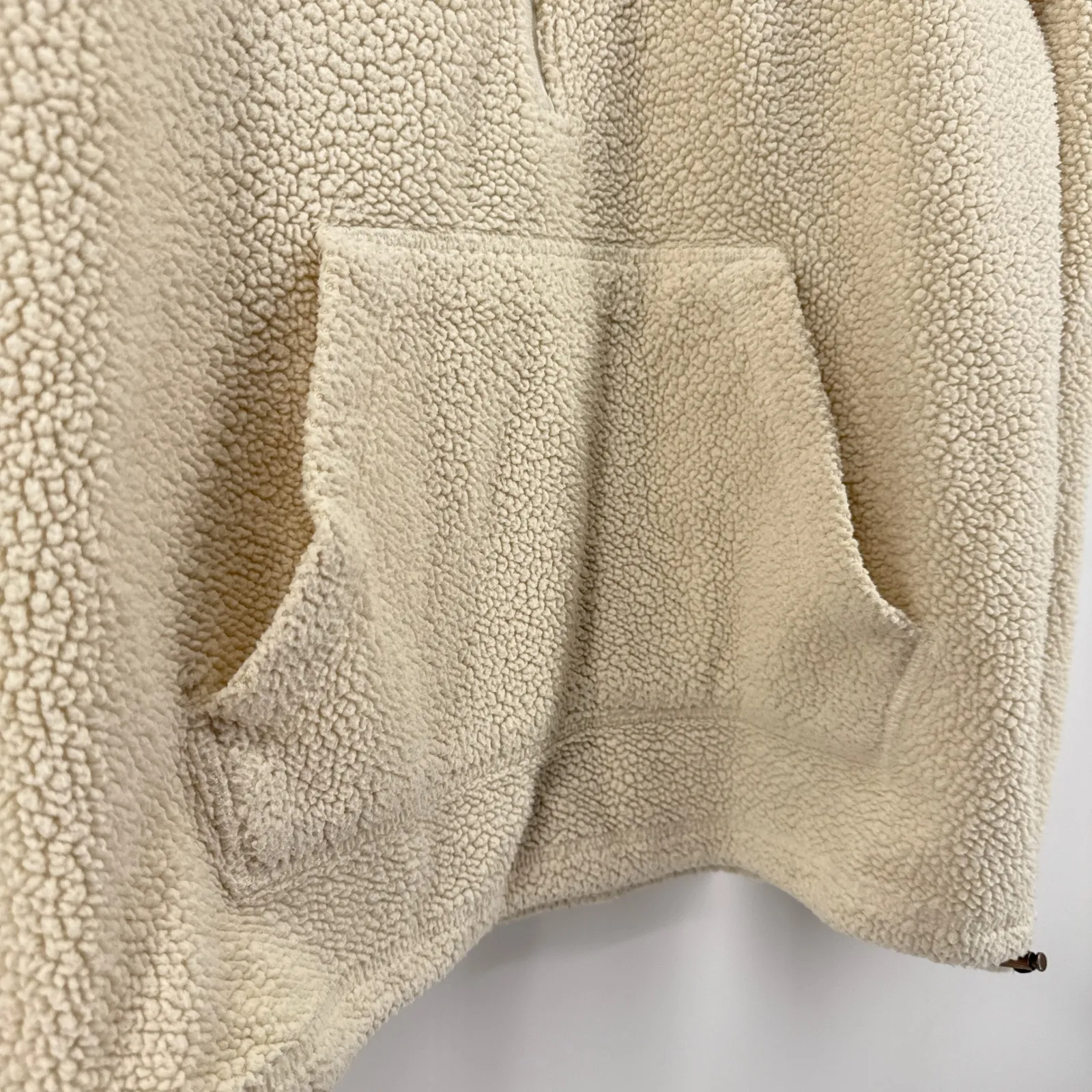 NFL Team Apparel Cleveland Browns Sherpa Fleece 1/4 Zip Pullover Sweatshirt XXL - Image 5