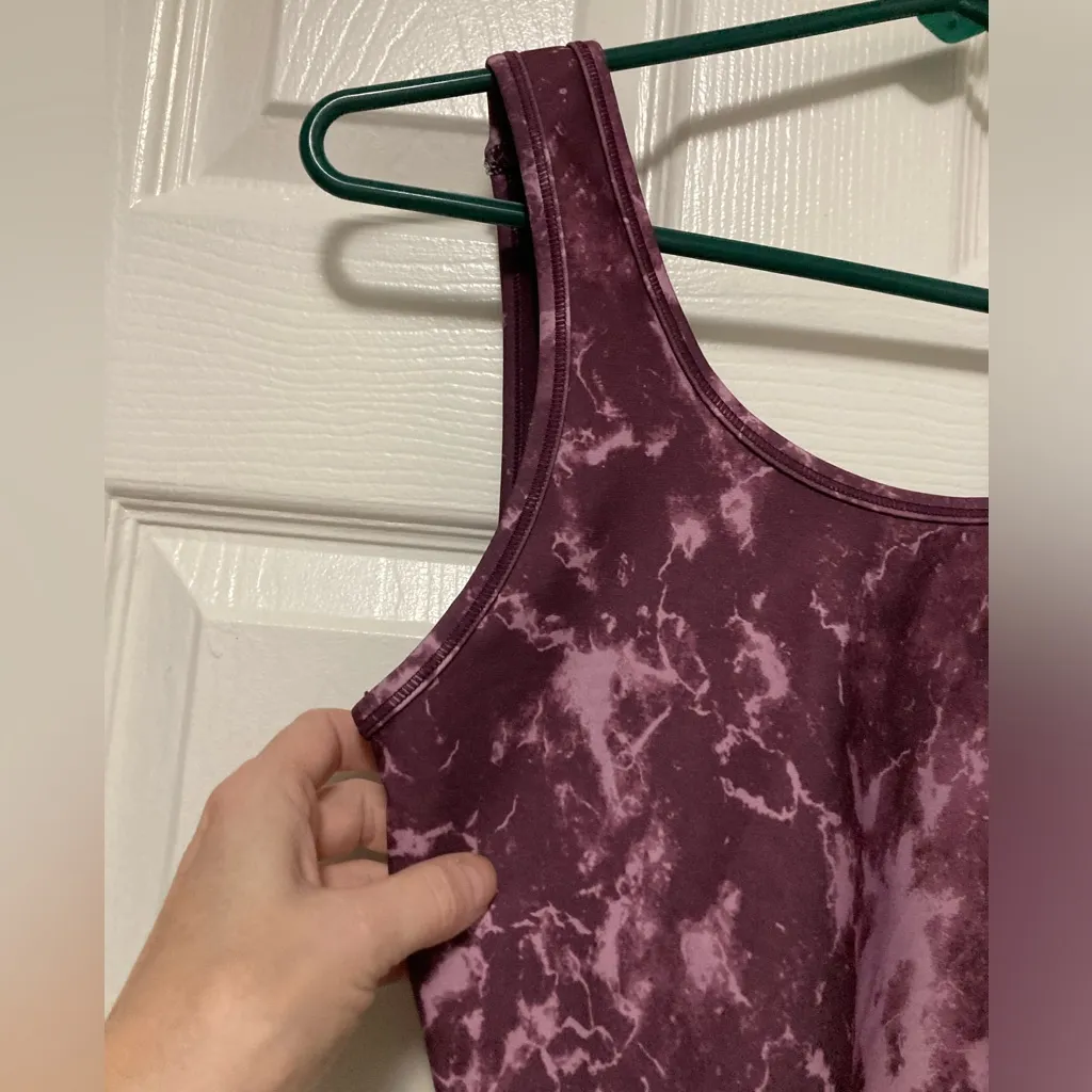 Marika Sea Marble Potent Purple Long Sports Bra Size undefined - Image 3