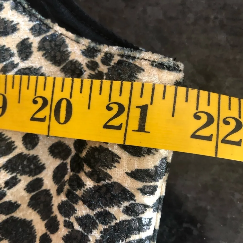 City Girl by Nancy Bolen animal print Vest Top Size 16 Black - Image 6