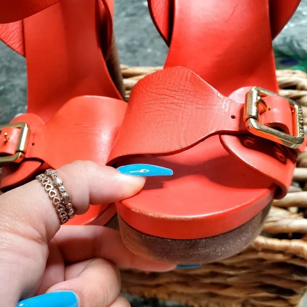 Tory Burch Tatum Nectatine Platform Heels - Image 3