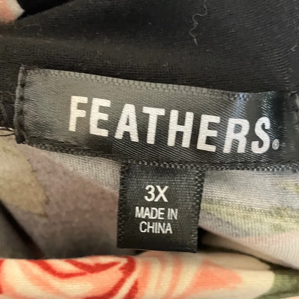 Feathers Multicolor Floral pants 3x nwt Black - Image 3